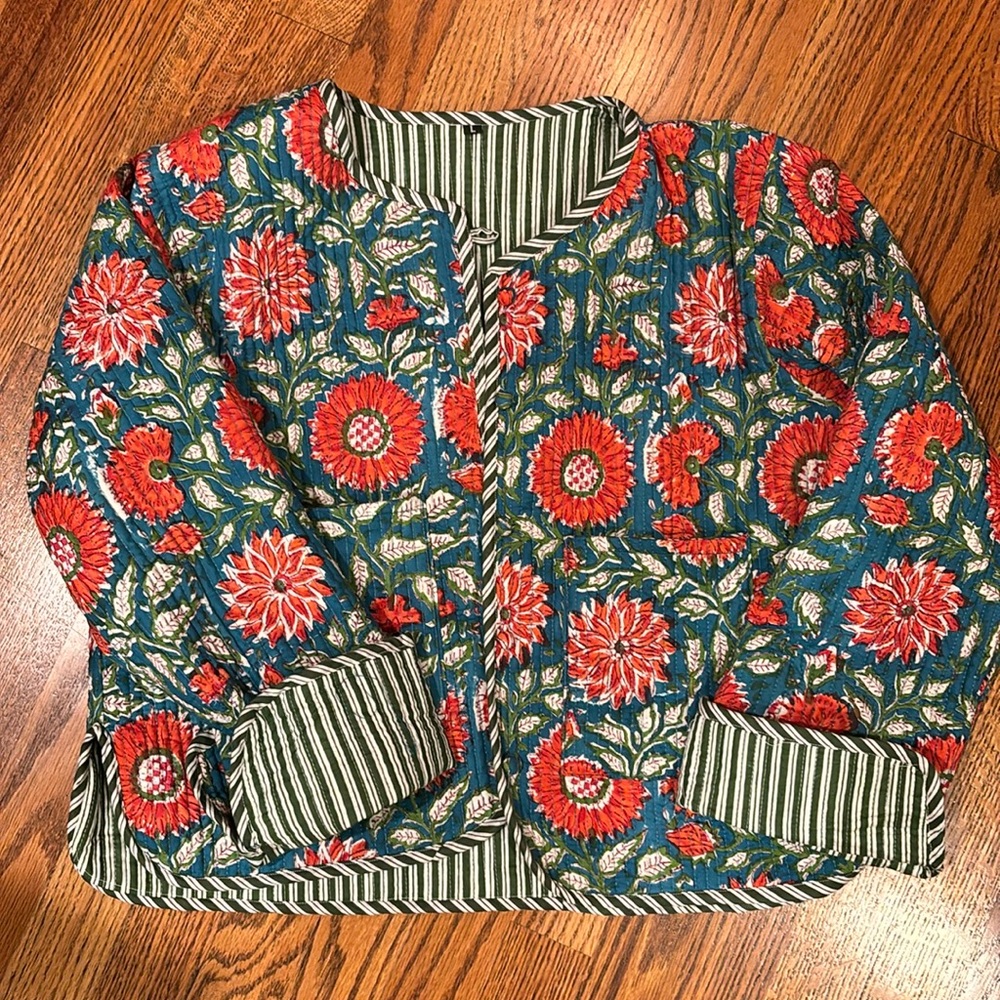 Reversible quilted jacket